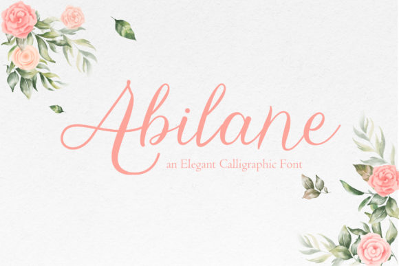 Abilane Font: A Script Handwritten Typeface for Polished Branding