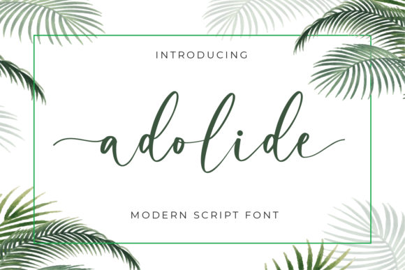 Adolide: The Handwritten Font That Elevates Your Campaigns