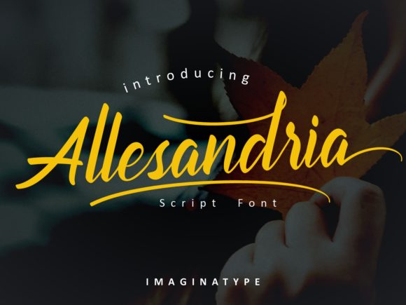 Allesandria Font for Editorial Design and Creative Projects