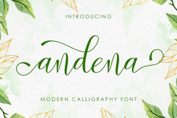 Andena Font: A Timeless Handwritten Typeface for Creative Projects