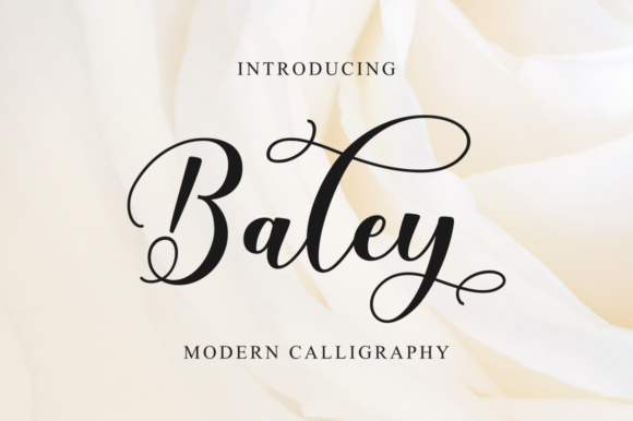 Baley Handwritten Font for Editorial Elegance