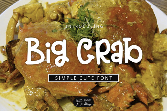 Big Crab Font for Bold, Whimsical Campaigns