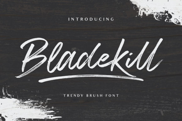 Bladekill Font: A Handwritten Typeface for Editorial Elegance