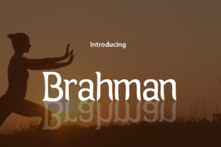 Brahman Font: A Classy Script for Beautiful Craft Projects