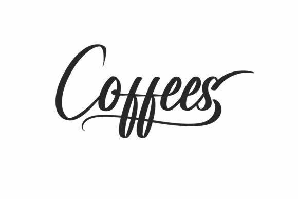 Coffees: A Handwritten Script Font for Editorial Design