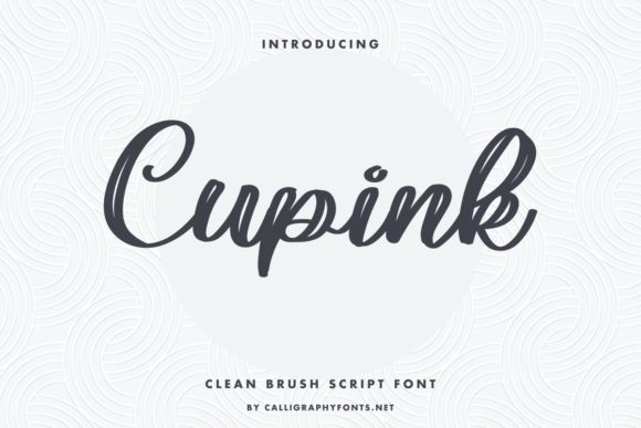 Cupink: The Stylish Brush Calligraphy Font for Marketers