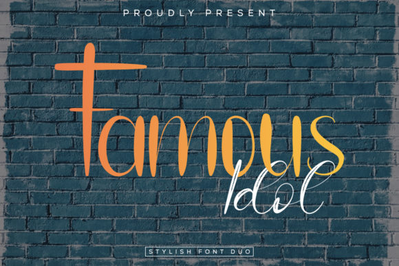 Famous Idol Font for Creative Campaigns