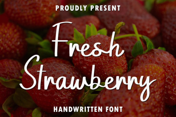 Fresh Strawberry Font for Editorial Design Projects
