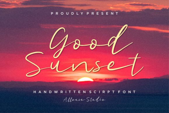 Good Sunset Font for Elegant Digital Campaigns