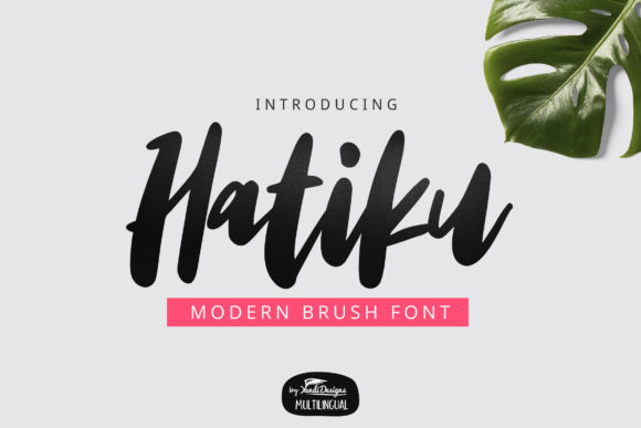 Hatiku: A Charming Handwritten Font for Creative Branding