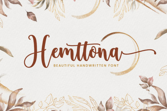 Hemttona Font Adds a Romantic Touch to Branding