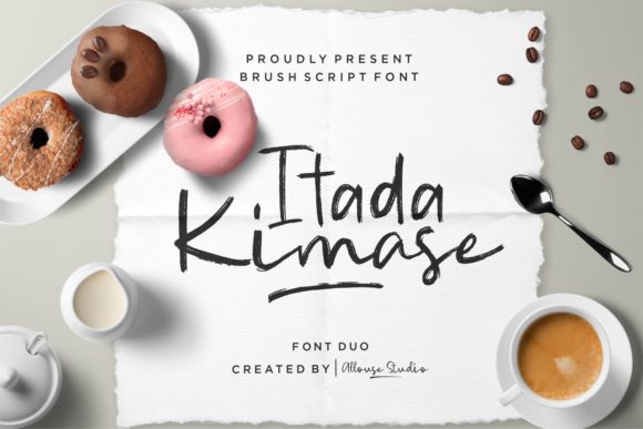 Itadakimase Duo Font: A Handwritten Typeface for Business Branding