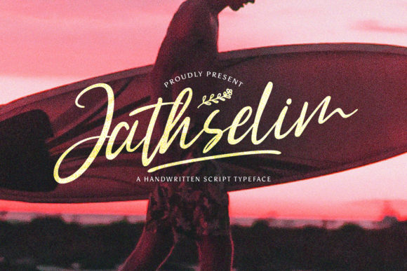 Jathselim: A Handwritten Font for Elegant Editorial Design