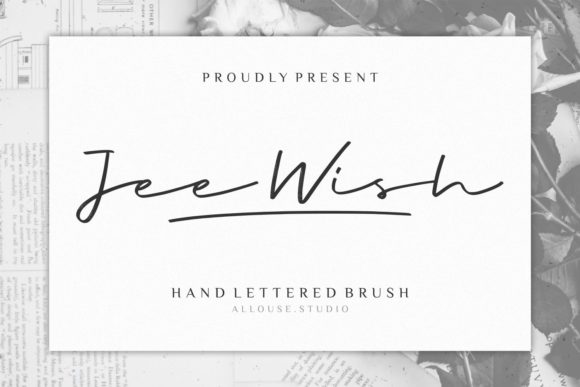 Jee Wish Font: Elevating Editorial Design with Handwritten Elegance