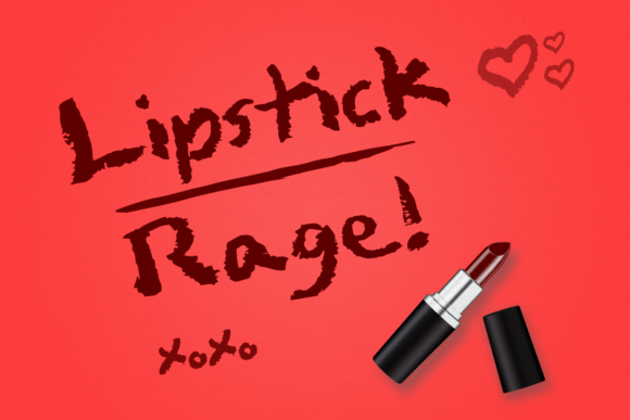 Lipstick Rage Font: A Bold Script for Modern Brand Campaigns