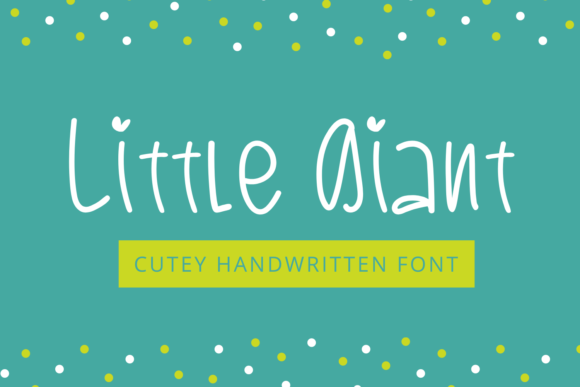 Little Giant Font for Creative Branding and Business Materials