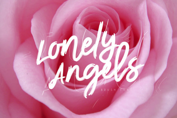 Lonely Angels Font for Impactful Headlines and Logotype Projects