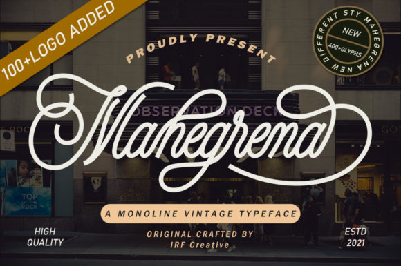 Mahegrena: A Delicate Script Font for Crafters and Creative Sellers