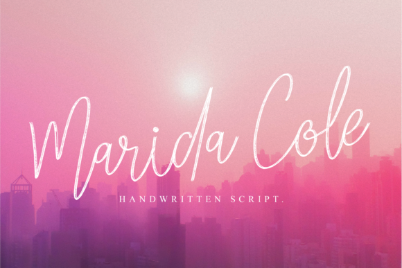 Marida Cole: A Beautiful Script Handwritten Font for Designers