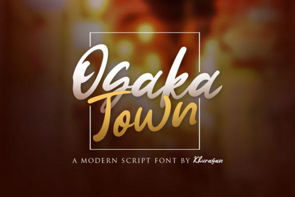 Osaka Town Font Review: A Handwritten Script for Editorial Elegance