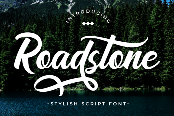 Road Stone Font for a Sweet and Friendly Brand