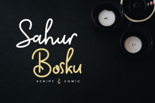 Sahur Bosku Font: A Handwritten Typeface That Feels Just Right