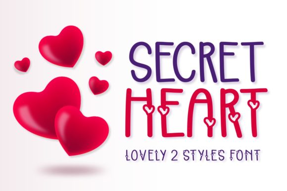 Secret Heart Font: A Sweet Script for Handmade Creations