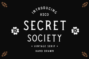 Secret Society Font for Nostalgic Campaigns
