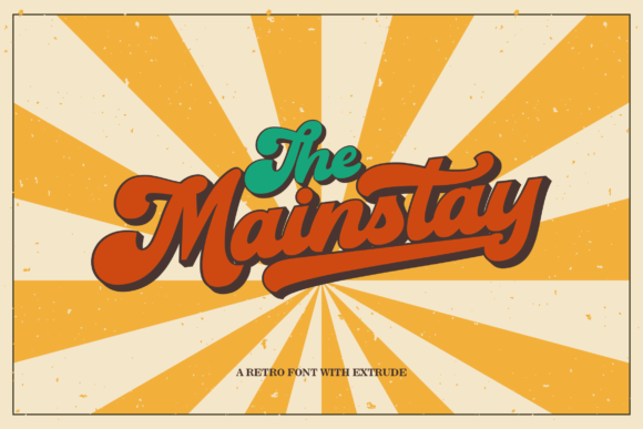 The Mainstay Font: A Bold, Retro Script for Digital Branding
