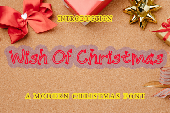 Wish of Christmas Font for Holiday-Themed Editorial Design
