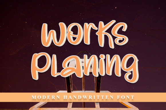 Works Planing Font: A Delightful Script for Editorial Design